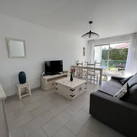 דירה : T2 Lumineux Avec Terrasse Sud, Wifi & Parking - Fr-1-495-6 קמבו-לה-באן